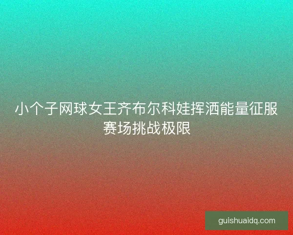 小个子网球女王齐布尔科娃挥洒能量征服赛场挑战极限